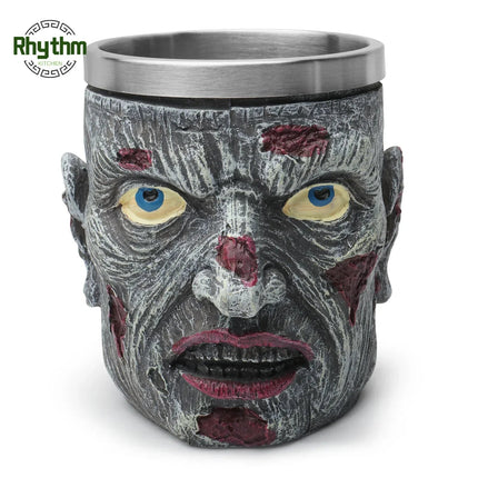 Beer Mug Stainless Steel 3D Goblet Skull Viking Mug - Beer Mug - Freeson - Mad Fly Essentials