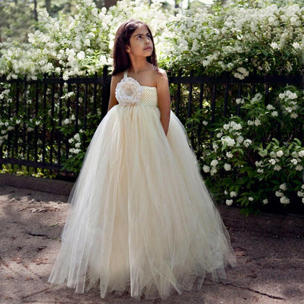 Baby Girls Vintage Fairy Tulle Wedding Costume Dress - Kids Shop Mad Fly Essentials