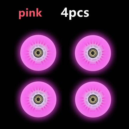 Bidijones 4pc LED Flash Wheel Roller Skate Kids LED Shoes - Kids LED Shoes - BIDIJONES - Mad Fly Essentials