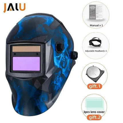 Solar Large View Auto Darkening Helmet Welding Mask - Welding Mask - JALU - Mad Fly Essentials