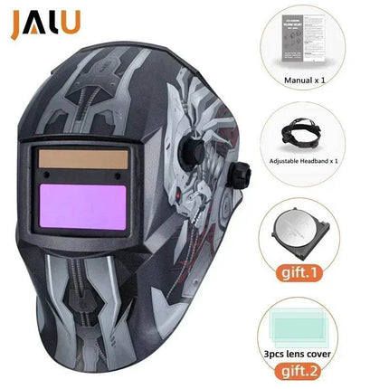 Solar Large View Auto Darkening Helmet Welding Mask - Welding Mask - JALU - Mad Fly Essentials