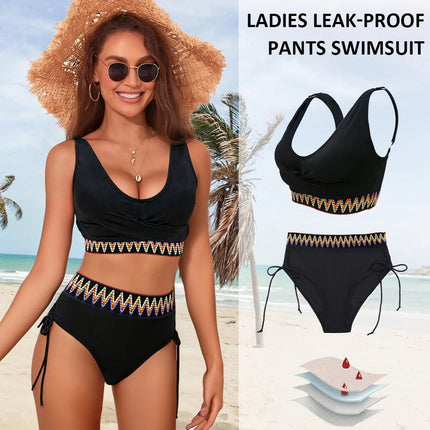 Bikini Set Women Brazilian Black White Solid Swimwear Bikini - Bikini Set - RUOTONGSEPT - Mad Fly Essentials