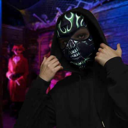 Black Ghost Skull Face Mask Balaclava - Balaclava - heatboywade - Mad Fly Essentials