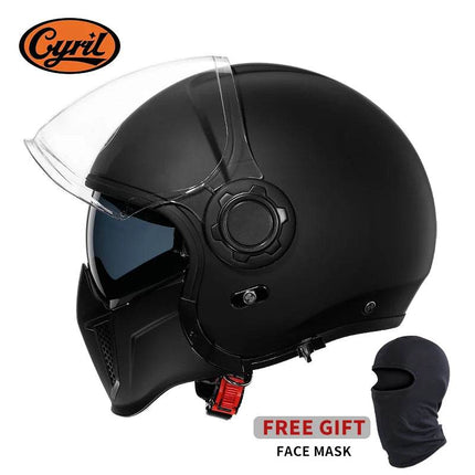 Black Feather Full Face Motorcycle Helmet - Mad Fly Essentials