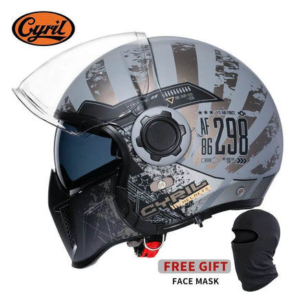 Black Feather Full Face Motorcycle Helmet - Mad Fly Essentials