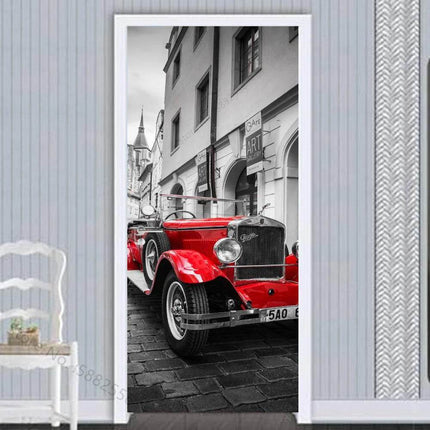 Black White Cityscape Funny 3D Wall Sticker - 3D Wall Sticker - Sensual Bee - Mad Fly Essentials