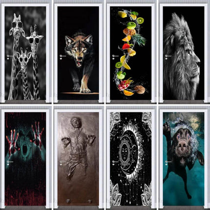 Black White Cityscape Funny 3D Wall Sticker - 3D Wall Sticker - Sensual Bee - Mad Fly Essentials