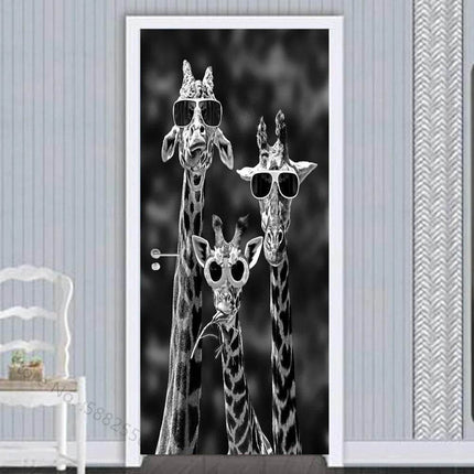 Black White Cityscape Funny 3D Wall Sticker - 3D Wall Sticker - Sensual Bee - Mad Fly Essentials