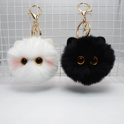 Plush Cat Keychain Women Accessories - Mad Fly Essentials