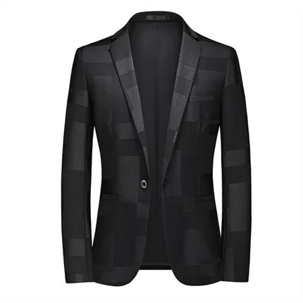 Blazer Men 3D Sequin Printed Pocket Lapel Blazer - Blazer - Micoopie - Mad Fly Essentials