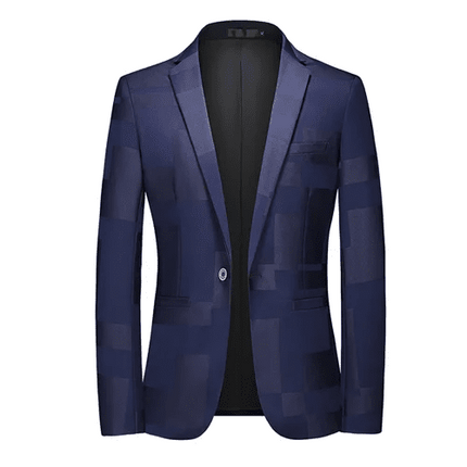 Blazer Men 3D Sequin Printed Pocket Lapel Blazer - Blazer - Micoopie - Mad Fly Essentials