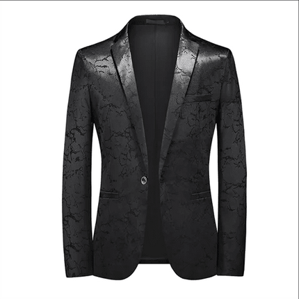 Blazer Men 3D Sequin Printed Pocket Lapel Blazer - Blazer - Micoopie - Mad Fly Essentials