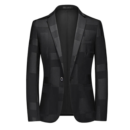 Blazer Men 3D Sequin Printed Pocket Lapel Blazer - Blazer - Micoopie - Mad Fly Essentials