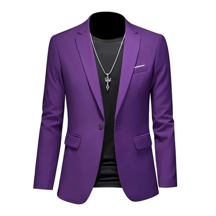 Blazer Men Fashion M - 6XL Business Casual Blazer - Blazer - BC - Mad Fly Essentials