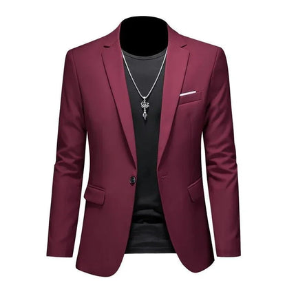 Blazer Men Fashion M - 6XL Business Casual Blazer - Blazer - BC - Mad Fly Essentials