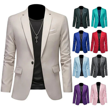 Blazer Men Fashion M - 6XL Business Casual Blazer - Blazer - BC - Mad Fly Essentials