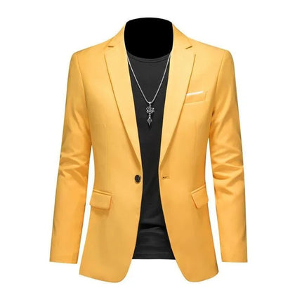 Blazer Men Fashion M - 6XL Business Casual Blazer - Blazer - BC - Mad Fly Essentials