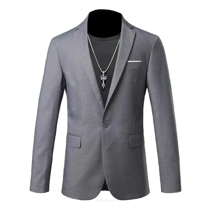 Blazer Men Fashion M - 6XL Business Casual Blazer - Blazer - BC - Mad Fly Essentials