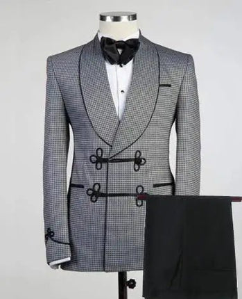 Blazer Men Golden Black Business Casual Jacket - Blazer - Top Nation - Mad Fly Essentials