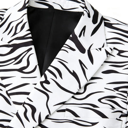 Blazer Men Leopard Striped Fashion Jacket - Blazer - POPSUIT - Mad Fly Essentials