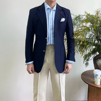 Blazer Men Slim - Fit 6XL - M Business Tuxedo Blazer - Blazer - iairay - Mad Fly Essentials