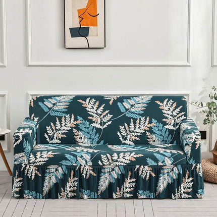 Blue Geometric Sofa Elastic 1 - 4 Slipcover - Slipcover - MKZOOM - Mad Fly Essentials