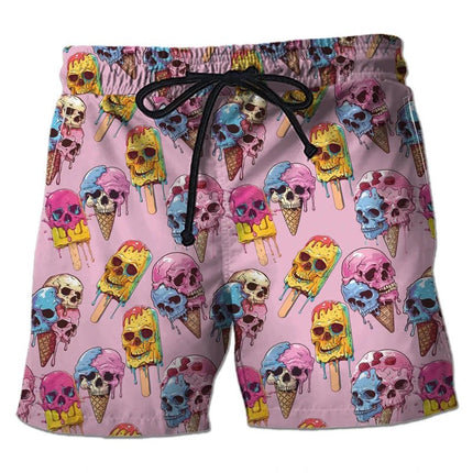 Boardshorts Men 3D Abstract Mushroom Hawaiian Shorts - Boardshorts - Beach Fellow - Mad Fly Essentials