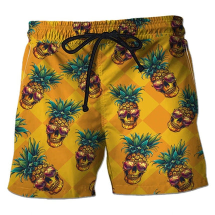 Boardshorts Men 3D Abstract Mushroom Hawaiian Shorts - Boardshorts - Beach Fellow - Mad Fly Essentials