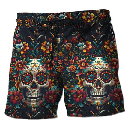 Boardshorts Men 3D Abstract Mushroom Hawaiian Shorts - Boardshorts - Beach Fellow - Mad Fly Essentials