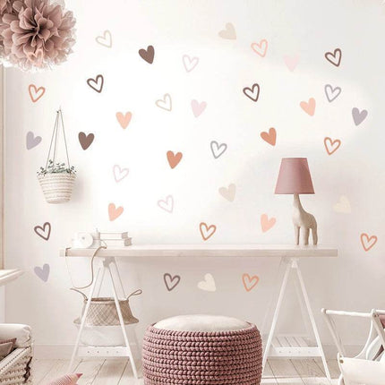 Bohemian Heart 36pc Set 3D Wall Sticker – Mad Fly Essentials