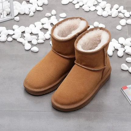 Boots Women Leather Australia Classic Snow Footwear - Boots - BKLD - Mad Fly Essentials