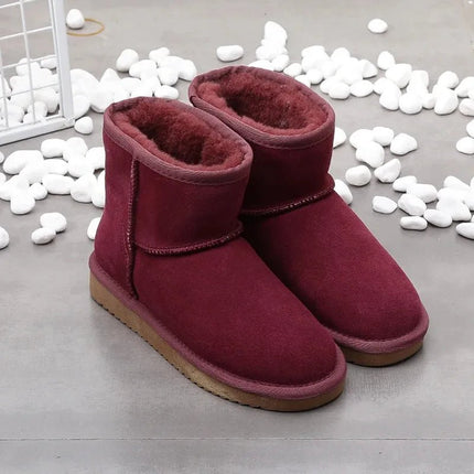 Boots Women Leather Australia Classic Snow Footwear - Boots - BKLD - Mad Fly Essentials