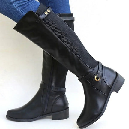 Boots Women Western Leather Winter Footwear - Boots - YM - Mad Fly Essentials