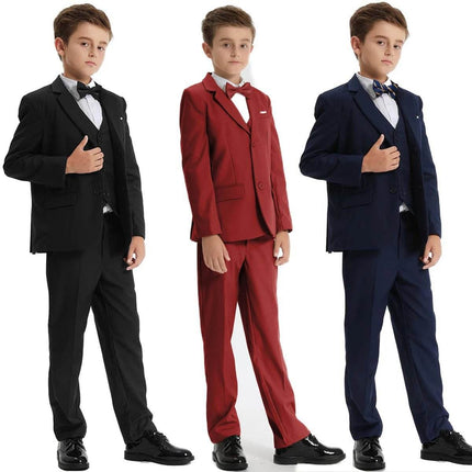 Boy 8-16y Blue Black Wedding Gentleman 3pc Sets - Mad Fly Essentials