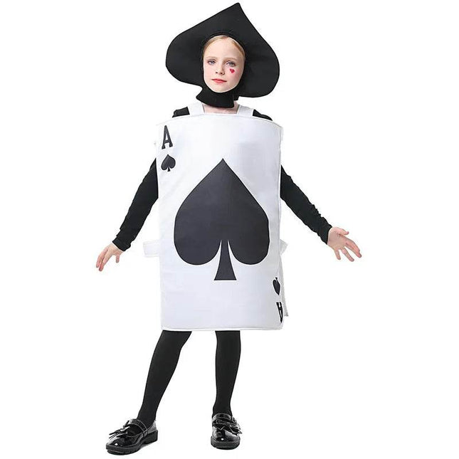 Boy Ace Spades Poker Card Halloween Medieval Costume - Costume - Cavalaria Costumes - Mad Fly Essentials