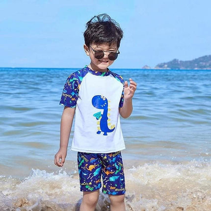 Boy Dinosaur Fashion 3pcs Swimwear Set - Swimwear Set - KLEINE KINDER - Mad Fly Essentials