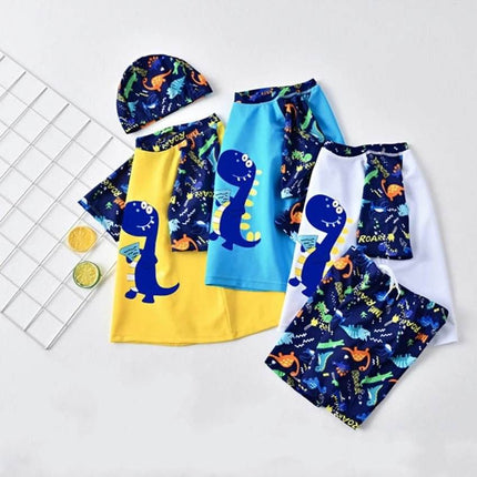 Boy Dinosaur Fashion 3pcs Swimwear Set - Swimwear Set - KLEINE KINDER - Mad Fly Essentials