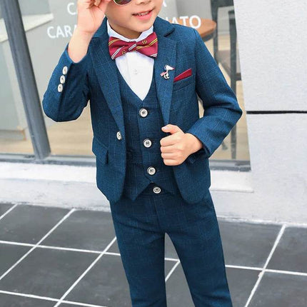 Boy Formal Floral Purple Black Gentleman Outfit - Gentleman Outfit - PsyMonster - Mad Fly Essentials