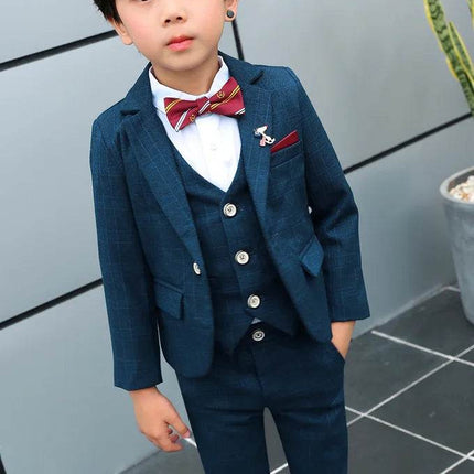 Boy Formal Floral Purple Black Gentleman Outfit - Gentleman Outfit - PsyMonster - Mad Fly Essentials