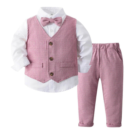 Boy Gentleman Bow Tie 4pc Tuxedo Set - Mad Fly Essentials