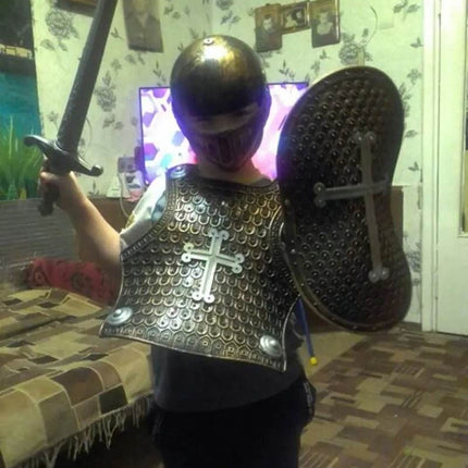 Boy Halloween Hero Knight Warrior Costume - Costume - Cavalaria Costumes - Mad Fly Essentials