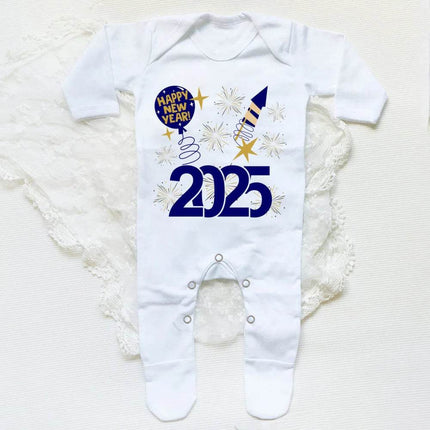 Boy Hello 2025 Long Baby Romper - Baby Romper - AYNIGIELL - Mad Fly Essentials