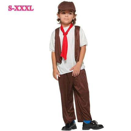 Boy Medieval Worker Halloween Party Costume - Costume - Costumes Plus - Mad Fly Essentials