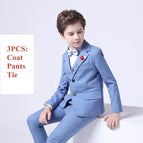 3PCS Coat Pants Tie 1