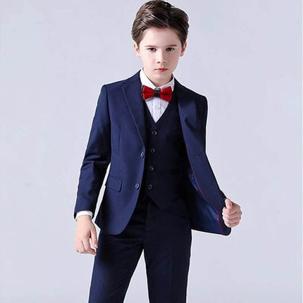 Boy Plaid Wedding Bow Gentleman Outfit - Mad Fly Essentials