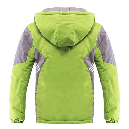 Boy Winter Blue Fleece Detachable Hood Jacket - Jacket - TOP&SKY KIDS - Mad Fly Essentials