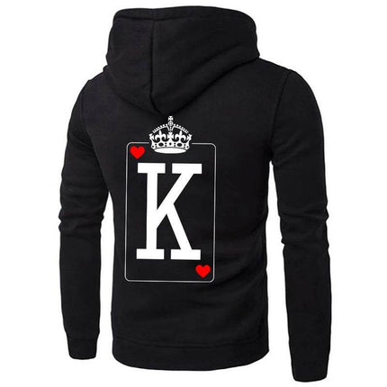 Boyfriend Girlfriend Casual QUEEN KING Pullover Hoodies - Hoodies - TrendSetter - Mad Fly Essentials