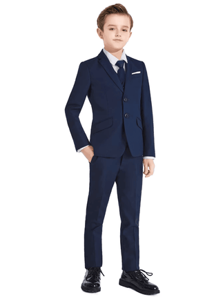 Boys 5pc Black Formal Gentleman Outfit - Mad Fly Essentials