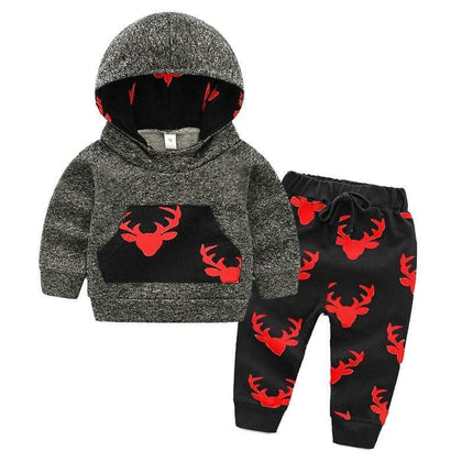 Boys Autumn Animal Casual Hooded Tracksuit - Tracksuit - Top and top - Mad Fly Essentials