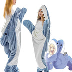 Shark pajamas Blue